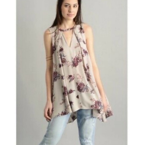 Free People Tree Swing Tunic Dress Washed Stone
Floral Combo Size X-Small - Picture 3 of 7